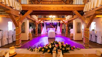Área interna para casamento
