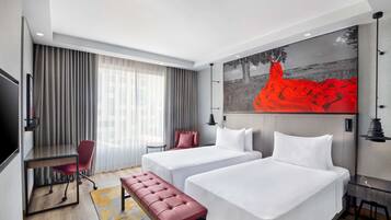 Egyptian cotton sheets, premium bedding, down duvets, pillow-top beds