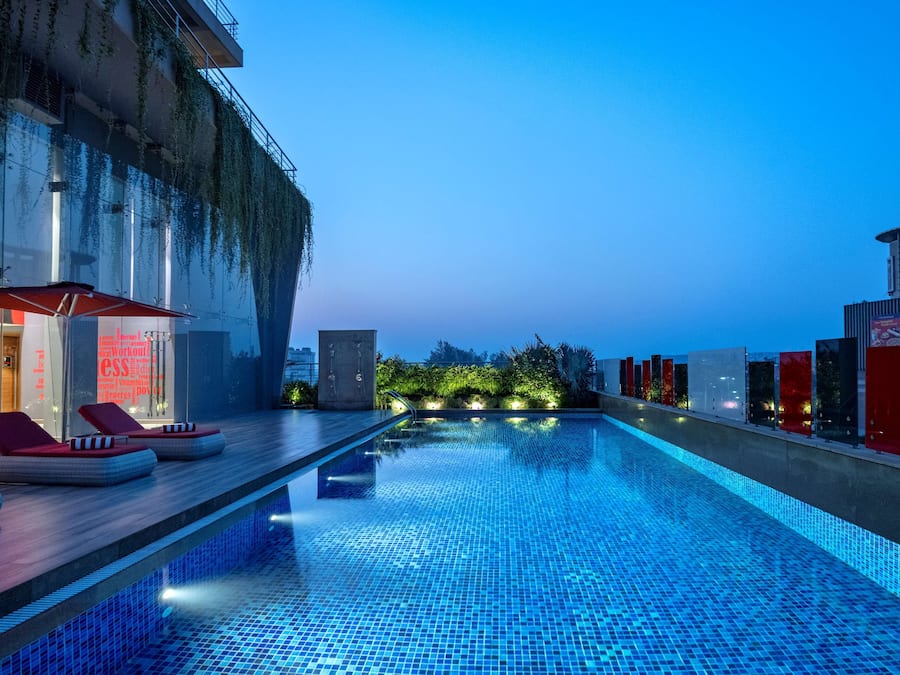 Udendørs pool, liggestole