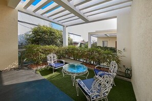 Deluxe-Zweibettzimmer | Blick vom Balkon