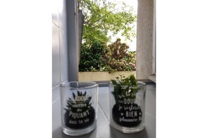 1 bedroom, iron/ironing board, free WiFi, bed sheets - Studio near station & center, parking, ground floor (Saint-Brieuc)