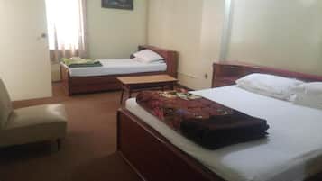 Free WiFi, bed sheets
