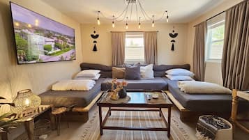 Smart TV, books, music library, video library