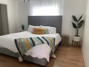 2 bedrooms, iron/ironing board, travel cot, free WiFi