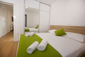 2 Schlafzimmer, Zimmersafe, Reisekinderbett, kostenloses WLAN