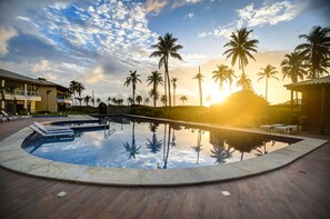 Blick von der Unterkunft