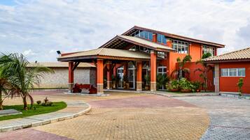 Voorkant van accommodatie