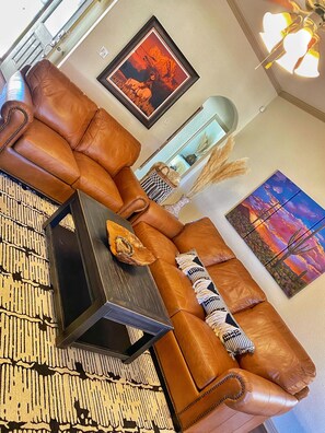 Smart TV, fireplace, printers