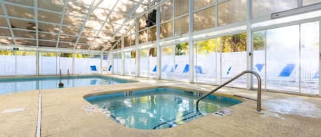 Indoor pool, a heated pool