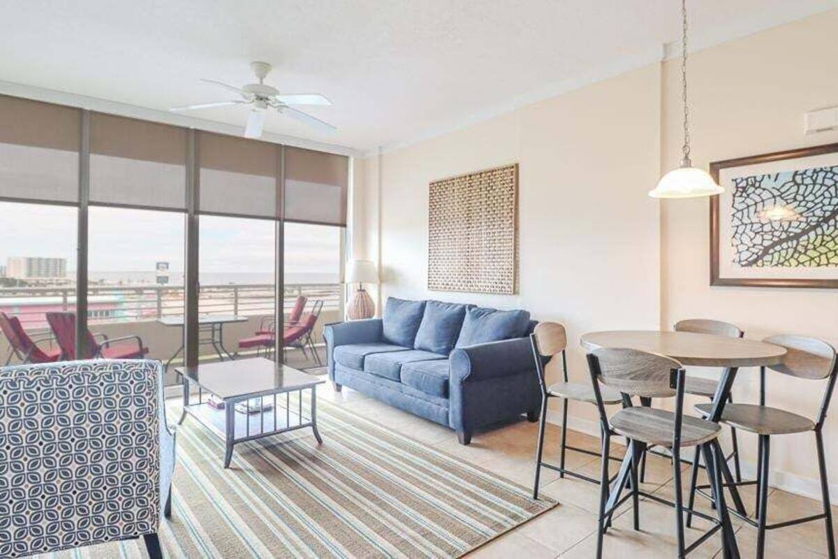 Condo, Multiple Beds, Balcony, Ocean View (Ocean Club Unit 0306) | Living area