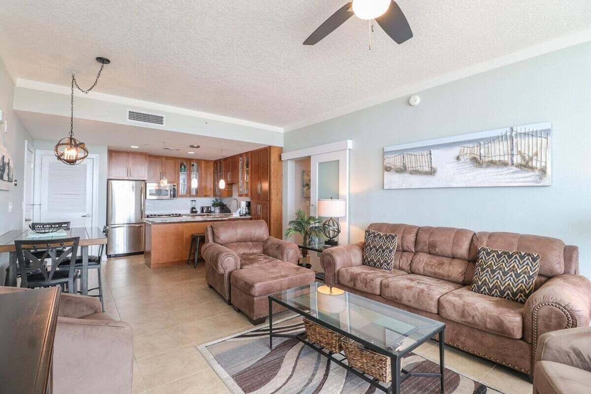 Condo, Multiple Beds, Balcony, Ocean View (Ocean Club Unit 1106) | Living area