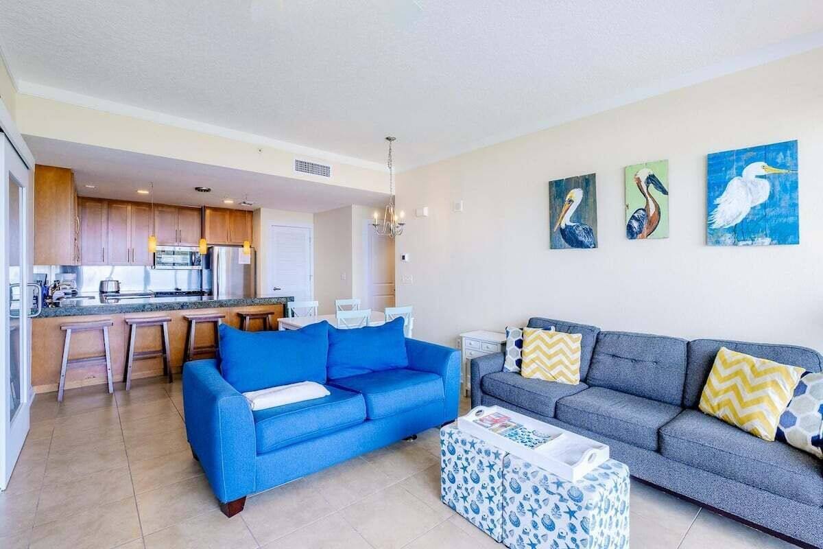 Condo, Multiple Beds, Balcony, Ocean View (Ocean Club Unit 0308) | Living area