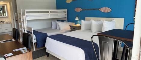 1 bedroom, travel crib, free WiFi, bed sheets