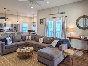 Smart-TV, Bücher, Stereoanlage