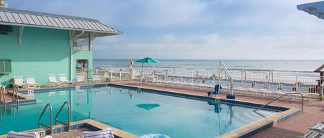 Indoor pool, outdoor pool
