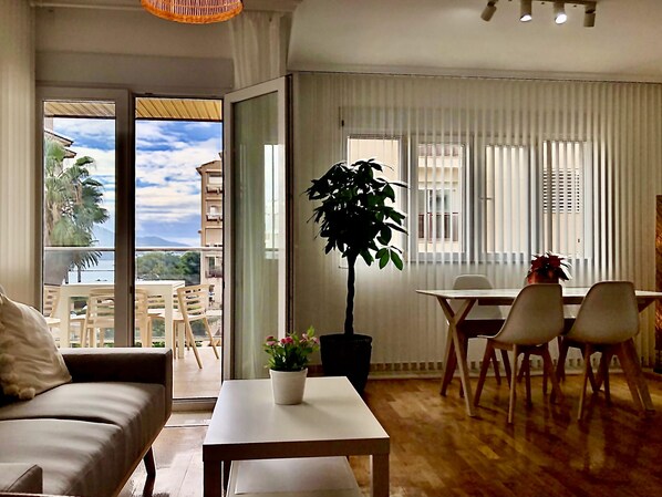 Living area - Great apartment with a pool in the best neighborhood near Altea Beach (Altea)