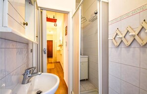Shower, hair dryer