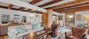 Spacious Farmhouse Estate Overlooking a Babbling Brook with hot tub 