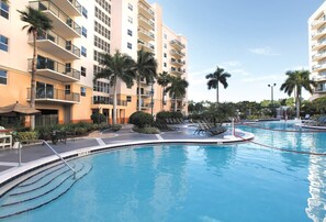 屋外プール、温水プール