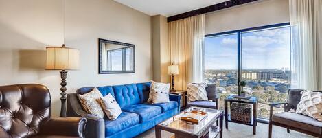 Appartement, 1 très grand lit et 1 canapé-lit, balcon, vue océan (831) | 1 chambre, décoration personnalisée, ameublement personnalisé