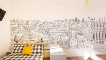 1 camera, ferro/asse da stiro, Wi-Fi, lenzuola