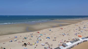 Vlak bij het strand