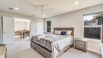 2 dormitorios, tabla de planchar con plancha, wifi gratis y ropa de cama