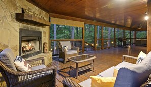 Interior - 8BR Luxe Retreat: Hot Tub, Arcade, Fire Pit, Swing, Kids Play Area, Sleeps 18 (Broken Bow)