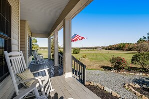 Terrace/patio - Secluded Two-Story Home with a Private Pool, Game Room, & Event Space (Berlin)