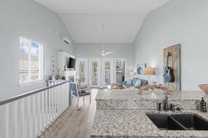 Télévision, cheminée