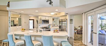 Canal Waterfront Home with Private Pool & Dock!