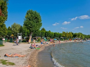 Nær stranden