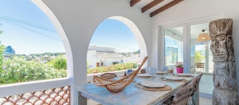 Villa "Villa Carolima - Heated Pool" with Sea View, Wi-Fi, A/C, Terrace & Garden