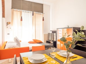 Deluxe appartement | Woonruimte