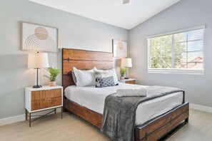 4 bedrooms, iron/ironing board, travel crib, WiFi