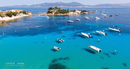 Waterfront family home on a sandy beach