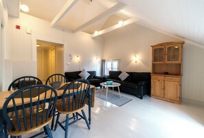 Apartment, 2 Bedrooms | Living area - Tyskhella Rorbuer (Vagan)