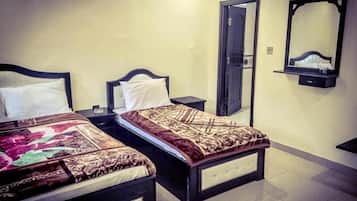 Free WiFi, bed sheets