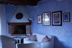 Fireplace, table tennis