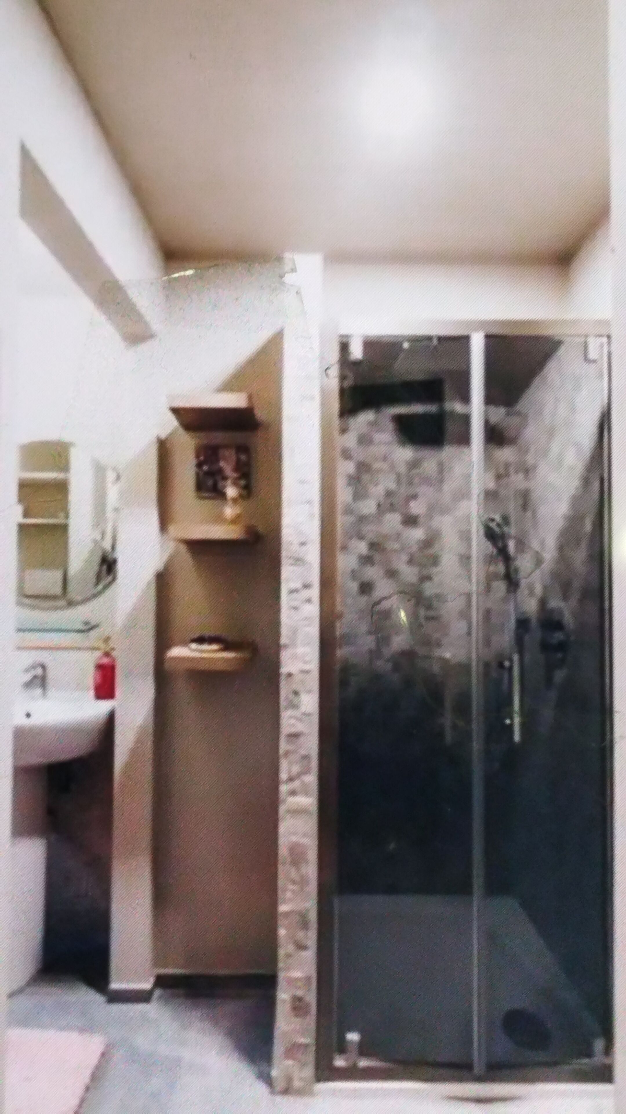 Dusche, Haartrockner, Bidet, Handtücher
