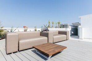 Terrace/patio - Apartment with sea views and communal jacuzzi (Roses)