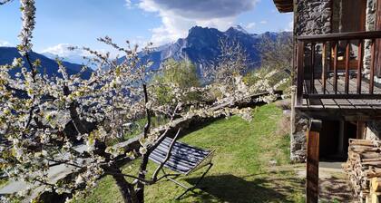 Chalet tout confort avec sauna et poĂȘle Ă bois au cĆur du hameau des MĂ©lĂšzes