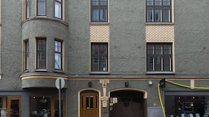 Overnatningsstedets facade