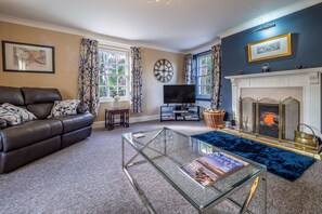 TV, fireplace, DVD player