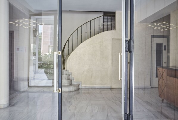 Interior entrance