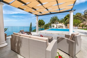 奢华别墅, 独立浴室, 海景 (Luxury Villa Nefeli) | 外观