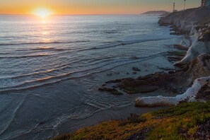 Perto da praia, toalhas de praia 