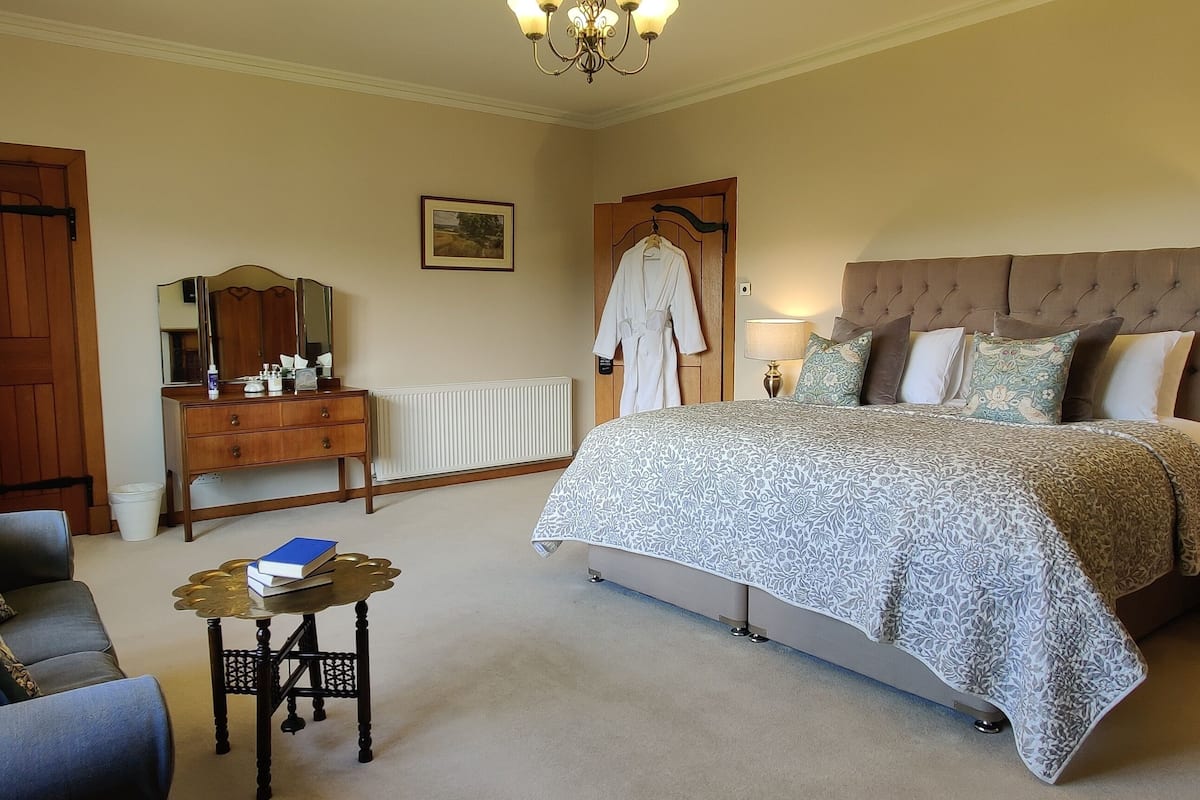 Superior kamer, 1 twee- of 2 eenpersoonsbedden, privébadkamer, uitzicht op zee (Embercombe)