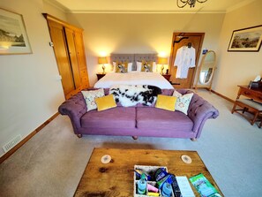 Luxury Double Room, Private Bathroom, Sea View (Greenaleigh) | Premium bedding, pillow-top beds, individually decorated - Bossington Hall Bed and Breakfast (Porlock)