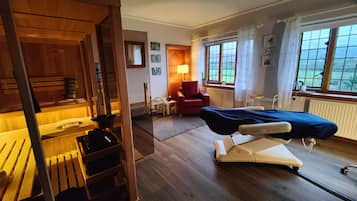 Body treatments, aromatherapy, hot stone massages, deep-tissue massages